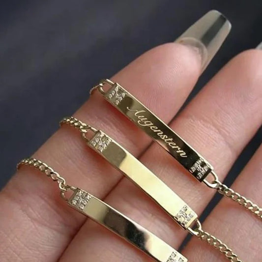 18karat Engraving bracelet