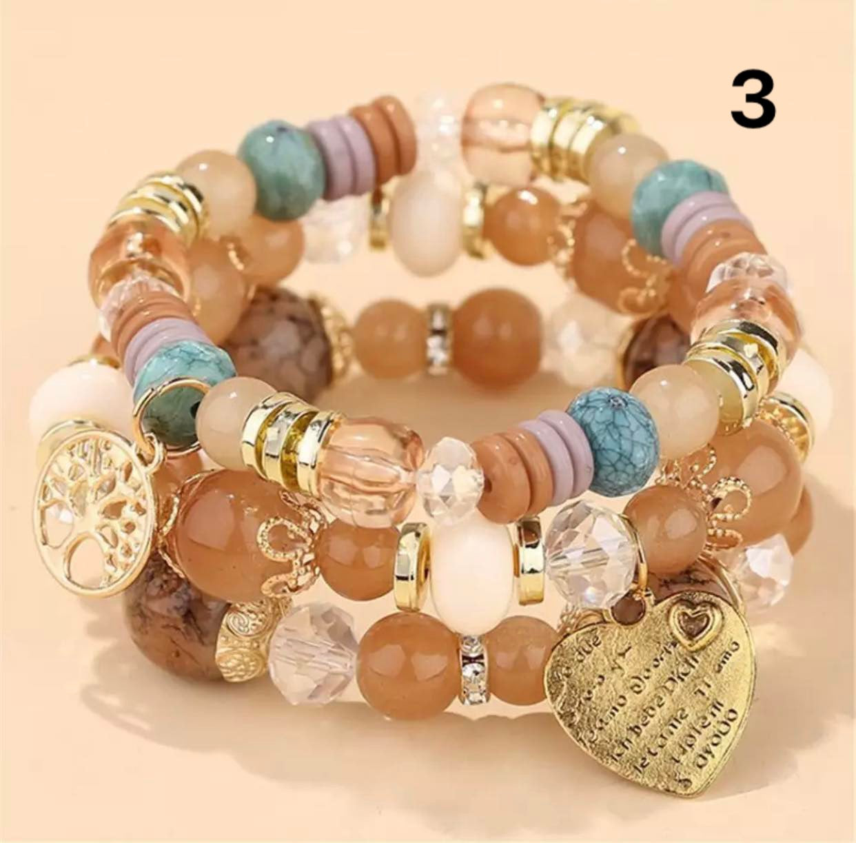 Bohemian Multicolor Crystal Beads